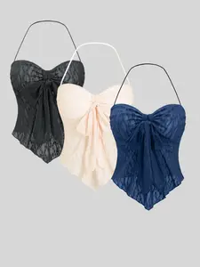 Home Leisure Versatile Sexy Backless Three-Piece Set Lingerie Underwear, Comfortable, Stylish, Chic & Fitted Design, Perfect for Casual Wear, Ideal Gift Choice