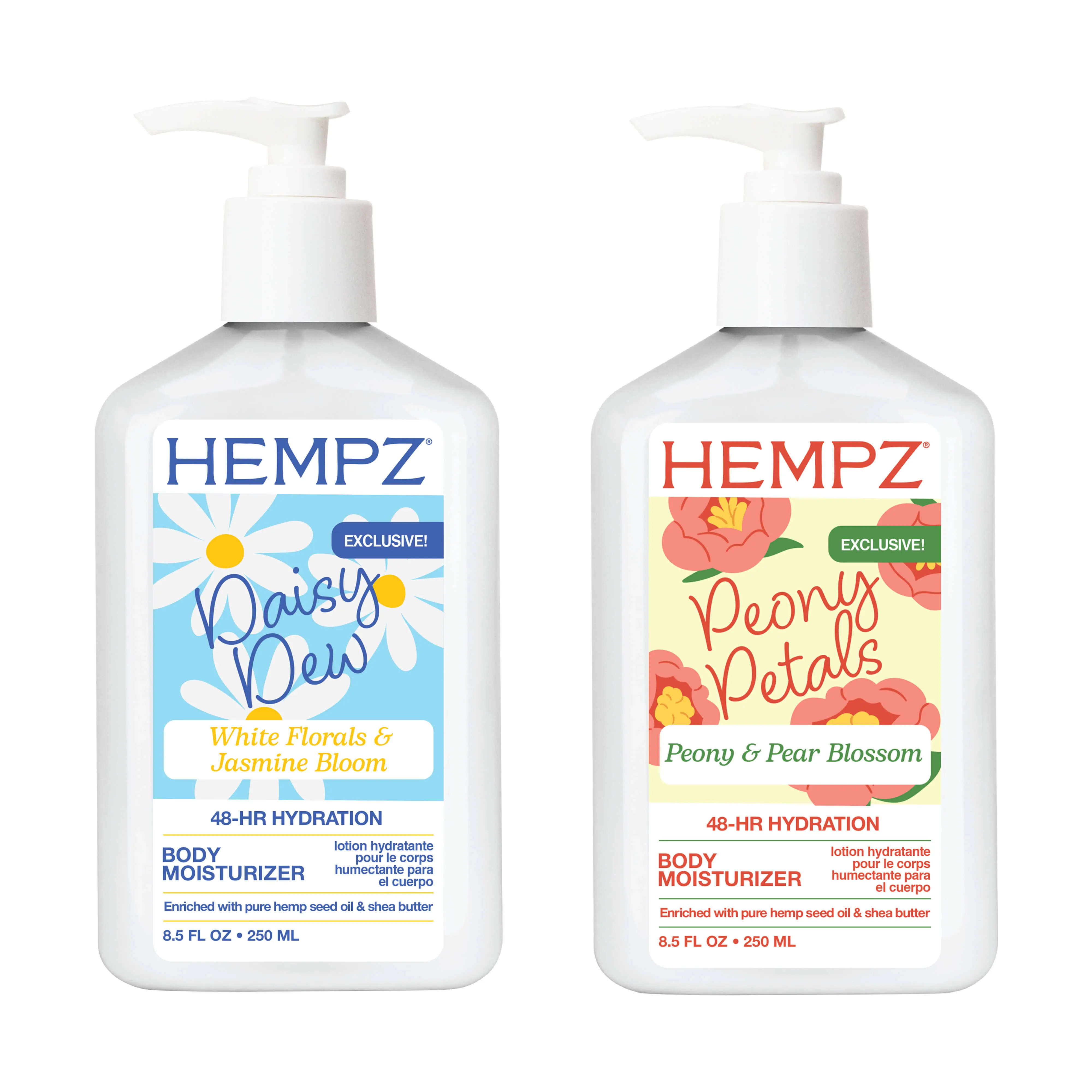 Hempz Exclusive Daisy & Peony Body Lotion Bundle