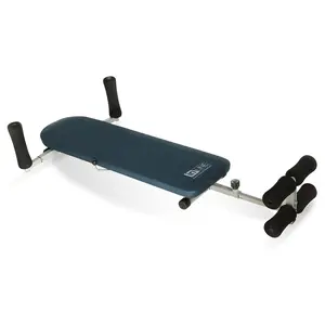 Stamina Products InLine Traction System Joints and Back Stretch Bench, Blue Gray