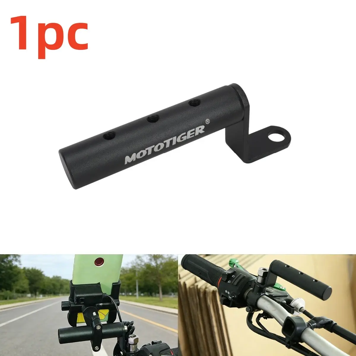 Lengthening Extender Bracket Rearview Mirror Mount Universal for Motorcycle Scooter Bike Vehicle Support Mobile Phone Holder Spotlight Motorcycle Accessories