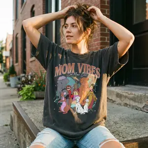 D-Mom Portraits, Sarabi Shirt, Perdita Tee, Kanga Motherhood, Mrs Jumbo Elephant, Vintage Mom Vibes, Comfort Colors 1717, Mother's Day Gift, Retro D-Mama, Classic D-Mothers.