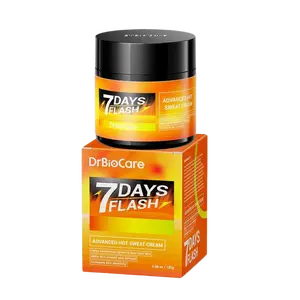 DrBioCare Advanced Hot Sweat Cream 7 Days Flash Series Tighten Moisturize Skin Enhances Elasticity 130g Body Care Lotion for Men Women