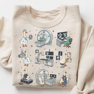 Radiology Tech Silly Goose Sweatshirt, Funny Rad Tech Student Gift, XRay Sweater, Radiologist Tech Graduation Sweater