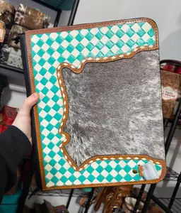 Genuine leather & cowhide binder/portfolio