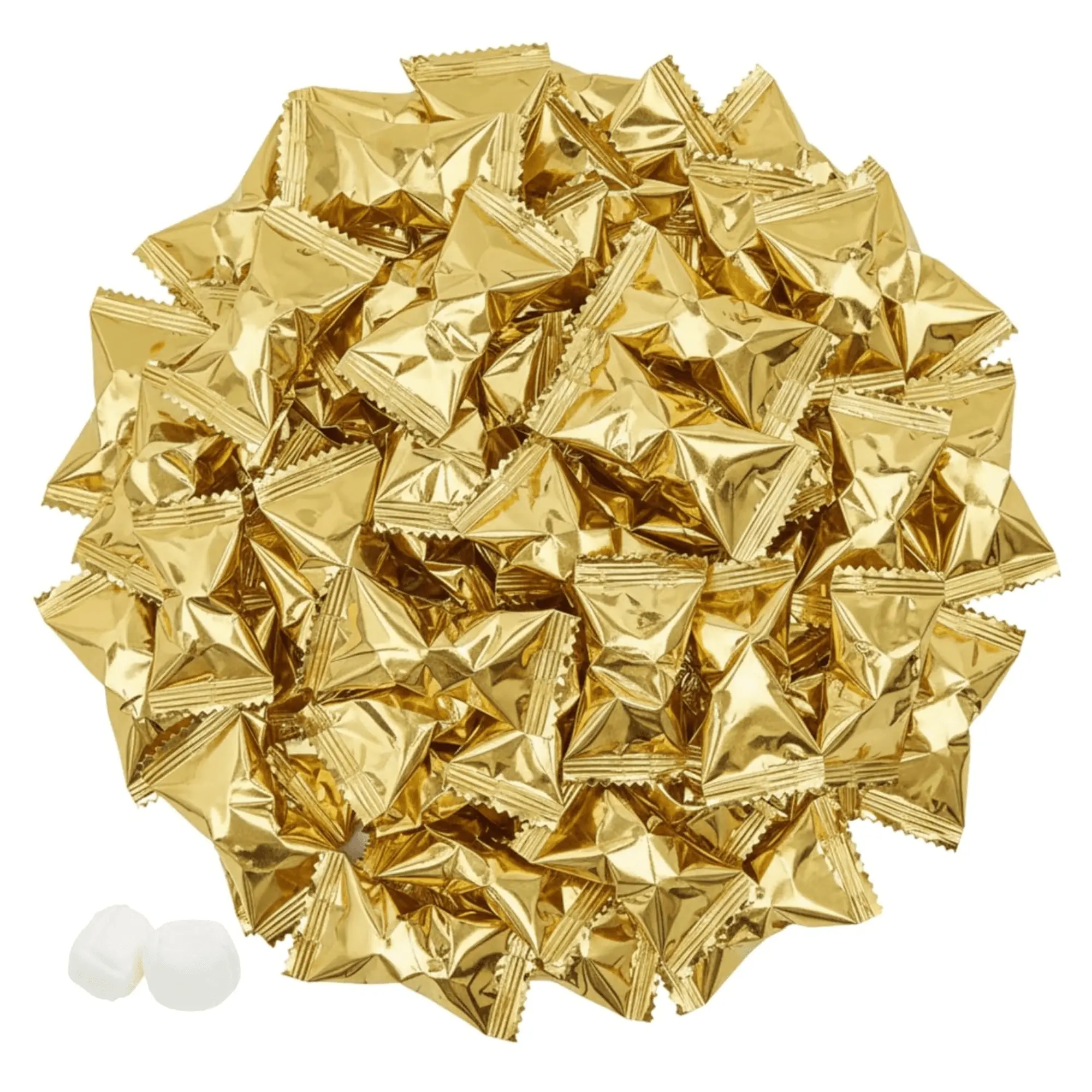 216ct Gold Wrapped Buttermints – Individually Wrapped Butter Mints