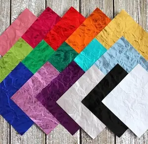 Confectioner's Foil Square Candy Wrappers - Various sizes