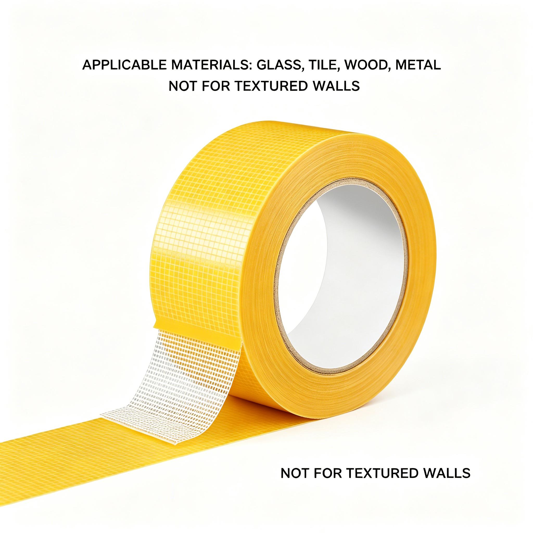 Heavy-Duty Double Sided Tape, Strong Adhesive, Waterproof & Removable, No Residue, Ideal for Carpet, Wallpaper, Balloons & Home Use Heavy-Duty Double Sided Tape, Strong Adhesive, Waterproof & Removable, No Residue, Ideal for Carpet, Wallpaper, Balloons & Home Use