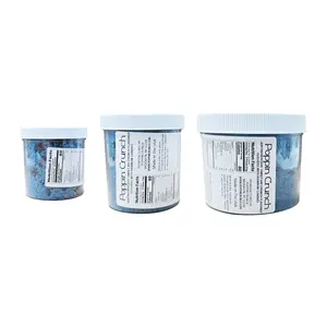 Poppin Crunch and Jenthepiercer's Blue Raspberry Air Crunch Flavored Gushers Candy Collab Made With Rainbow Crunchy Candies Sour or Sweet Options Available in 3 Sizes