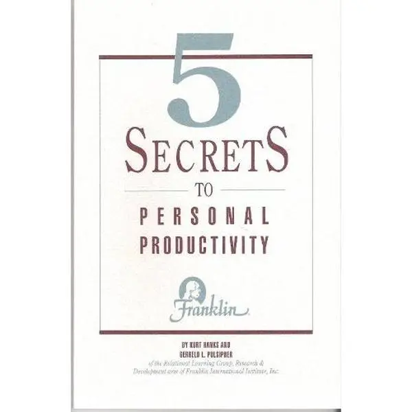USED-5 Secrets to Personal Productivity by Gerreld L. Pulsipher (Paperback)
