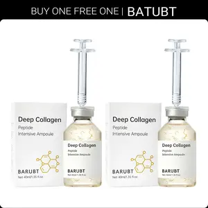 【BARUBT】Buy 1get 1free, 2 bottles Deep Collagen Peptide Ampoule 40ml Anti Aging Concentrate for Skin Care Face-Lift at Homeserum with Peptides & Silk Lifting Peptide Formula and Syringe Desig (1.35 fl.oz/bottle) Mother's Day Gift