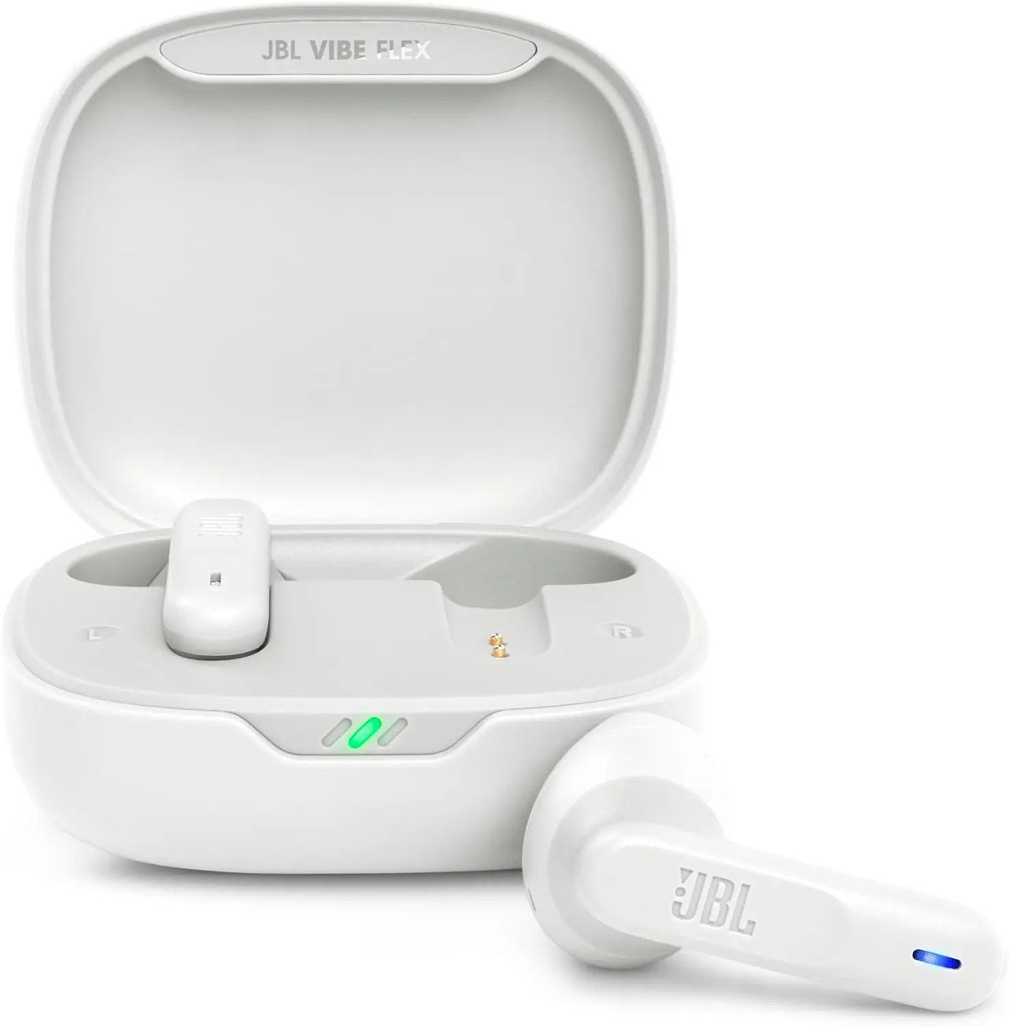 Vibe Flex True Wireless Bluetooth Earbuds with Deep Bass & Open-Ear Design – JBL