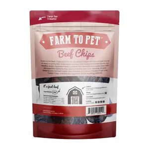 Beef Chips Dog Treats, Healthy Training Treats for Dogs