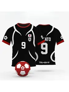 Mens Anime Jersey Blue Lock Sae Itoshi Role Playing 3d Print T-shirt Men Women Fashion Oversized Short Sleeve T shirt Breathable