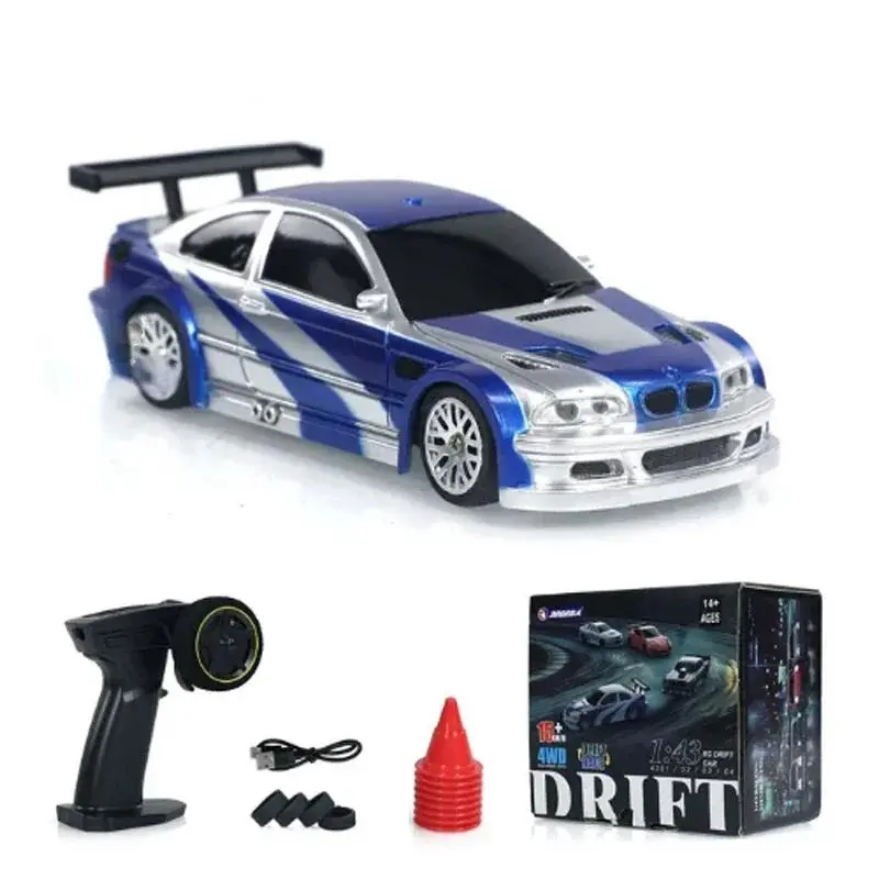 CPZI 1/43 2.4G RC Drift Car 4WD Remote Control Mini Racing Model Vehicle, High Speed Radio Controlled Boy Toy Gift Hobby Grade  , Rc Stunt Car, Rc Car Drift
