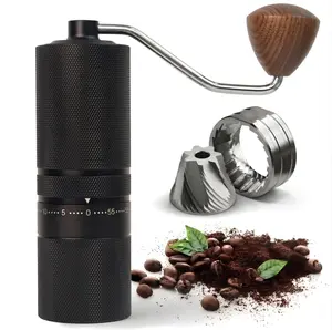 Dwell Home Barista Hand Mill | Heavy-Duty Metal Grinder & 7-Core Burr Coffee Portable