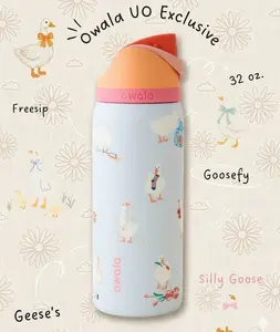 Owala Goosefy 32 oz Water Bottle – Cute Silly Goose FreeSip Tumbler