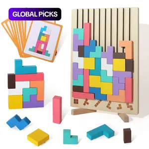 Wooden Stacking Puzzle Toy (1 Set), Educational Stacking Game, Montessori Educational Gift for Children, Montessori Puzzles Gift #GLOBAL PICKS