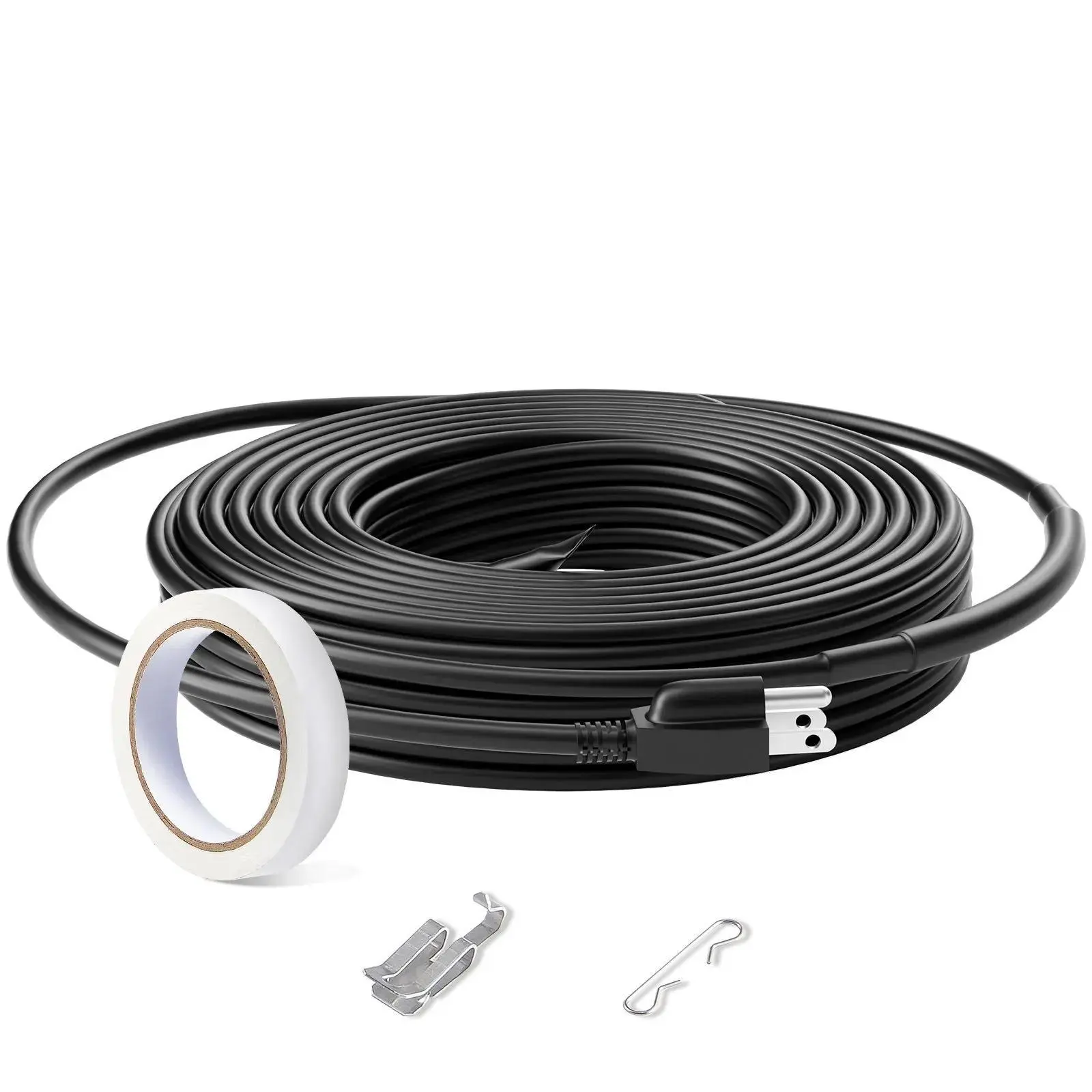 【Summerfinds】VEVOR Self-Regulating Pipe Heating Cable,  , 30FT 5W/FT Heat Tape for Pipes, Roof Snow Melting De-icing, Gutter and Pipe Freeze Protection