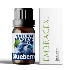 10ML Blueberry Essential Oil for Aromatherapy, Alcohol-Free Fruit Scent for Home & Body, Perfect Gift for Festivals & DIY Projects