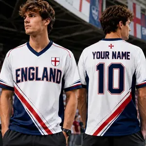 England Soccer Jersey, Custom Name Number England Jersey , England Football Family Matching Shirt