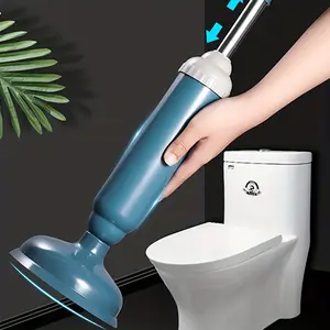 1pc Home Toilet Plunger Drain Cleaner, Effective Unclog Bathroom Sink, Essential Plumbing Tool for Clogged Pipes, Easy-To-Use Cleaning Accessory