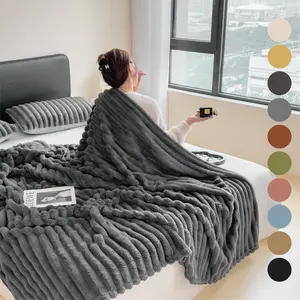Cozy Sofa or Bed Throw Blanket Ultra Soft Flannel, Lightweight All-Season Blanket in Multiple Colors & Sizes, Perfect for Living Room, Bedroom, Travel, and Christmas Gifts, Soft Warm Blanket
