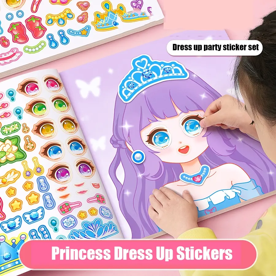 princess dress up sticker book My Sticker Dress-Up: Princesses