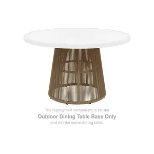 Orchard Beach - Round Dining Room Table Base - Beige