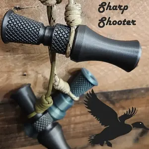 Outdoor Duck Call Plastic Whistle for Hunting, Compact Size, Realistic Mallard Sounds to Attract Birds, Essential Camping Gear for Effective Field Hunting
