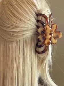 Vintage Hair Claw, Ponytail Claw Clip, Fashionable Hair Accessories for Women & Girls, Casual Versatile Hair Accessories for Daily Wear