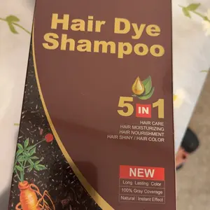 ALVP 2026  Shampoo 5 In 1 Herbal Wine Red Color Shampoo For Women & Men Covers 100% Grays Long Lasting Nourishes Scalp