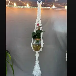 Handmade Macrame Plant Holder - 44 Inches Long