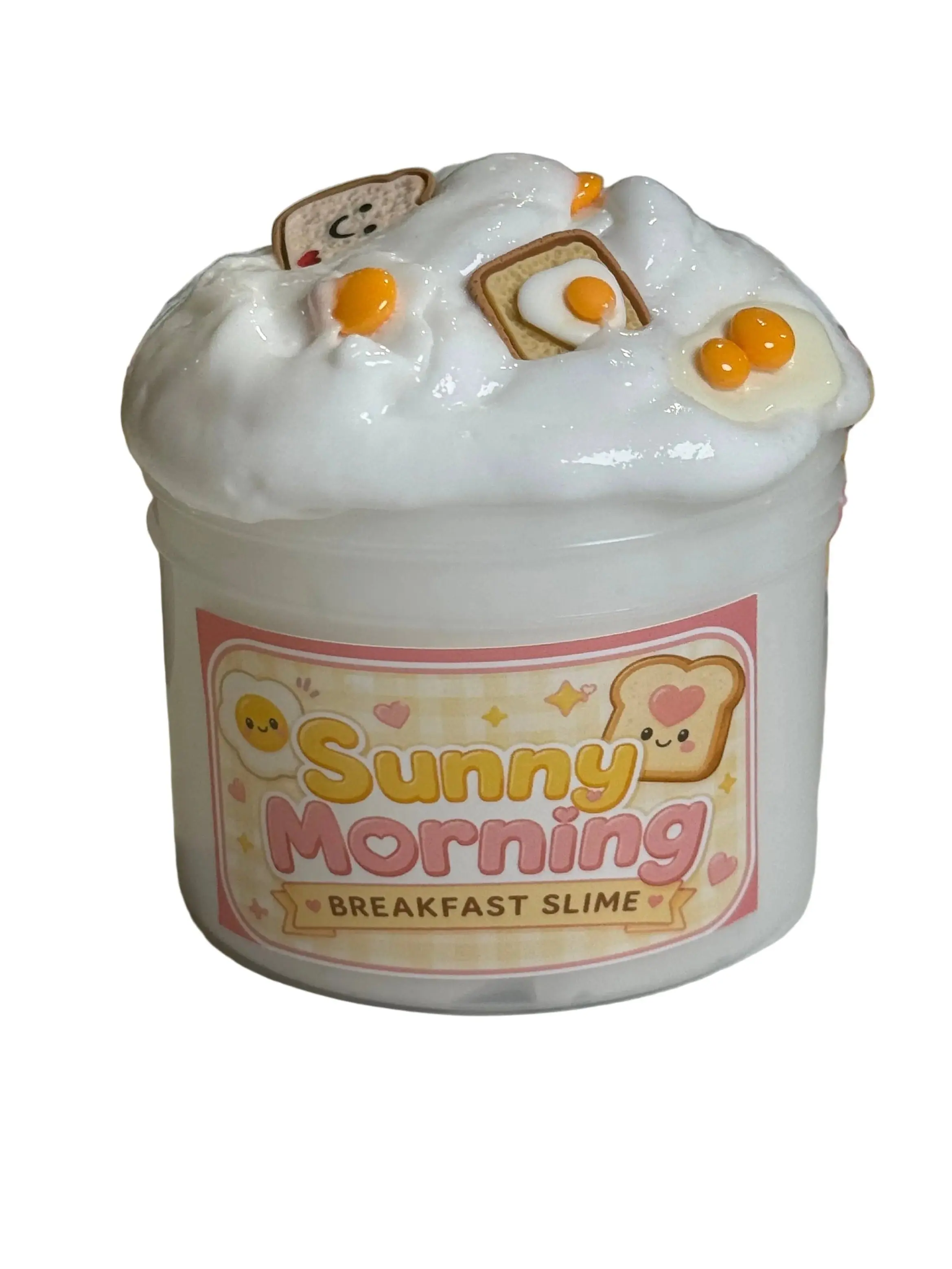 Thick & Glossy Texture Slime, French Toast Scent, Stress Relief Toy for 10-12 Years, Great for Pops, Clicks & Stretches, Sunny Morning Breakfast Themed Slime