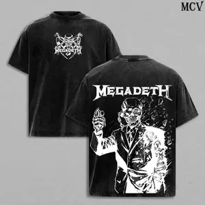 Megadeth 'Killing Is My Business' Unisex Acid Washed Hoodie T-Shirt & SweatShirt – KILLING ROAD World Tour Rock Thrash Metal Cotton Washed Tee, Heavy Metal Rock Band Washed Shirt, Oversized Vintage Tee, Heavy Metal Merch, Gift for Rock Fans