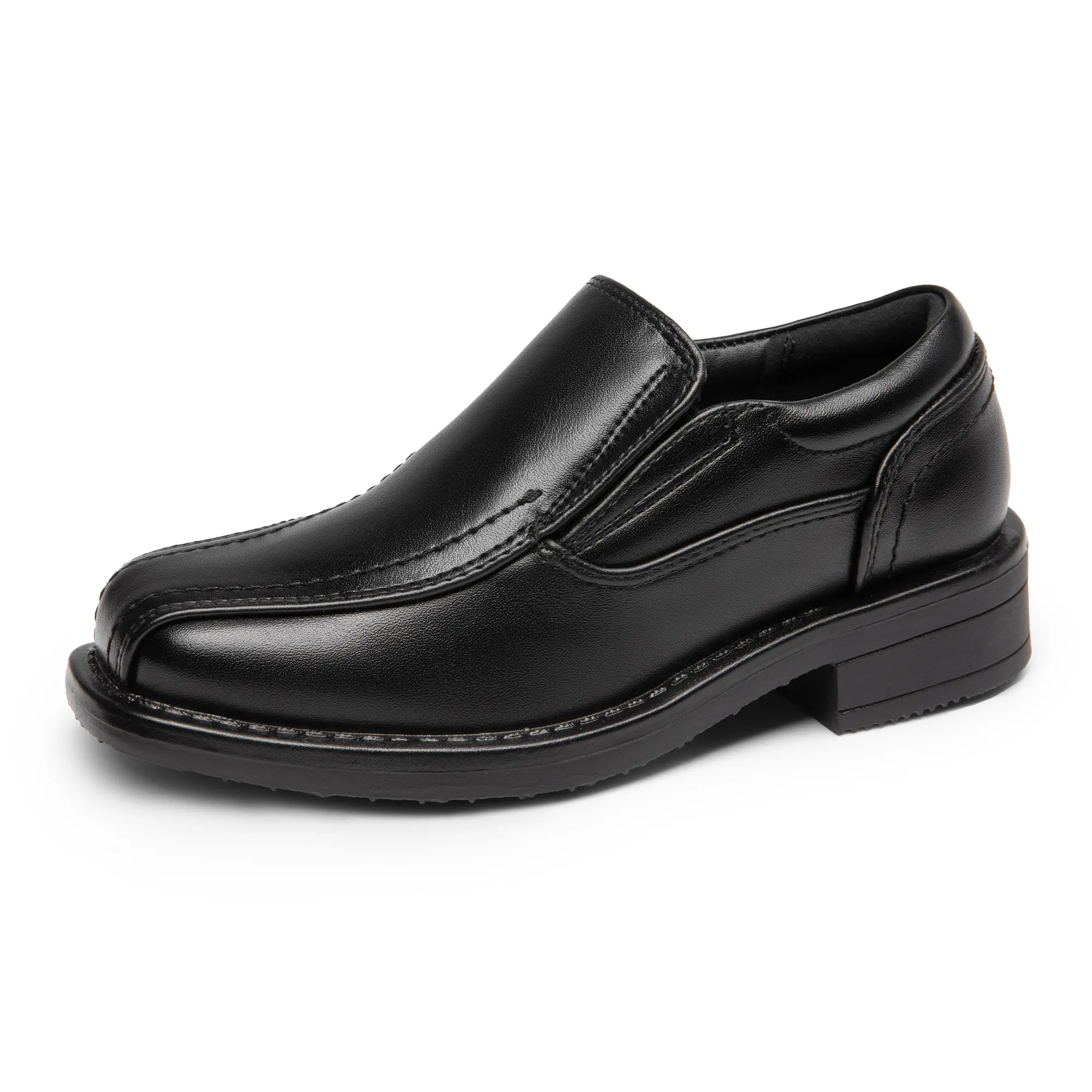 BRUNO MARC Boys' Classic and Versatile Fashion Formal Loafers - 4-5 Years, Comfortable Vegan Synthetic Leather Slip-Ons, Flat Heel (1cm or Less) for Graduation, Party Wear, Vegan Leather, Elastic Side, Loafer Shoe, Slip-On Fit, Junior, Shoes, Dress Loafer