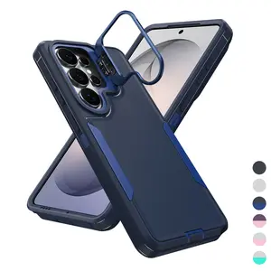 Military Grade Heavy Duty Shockproof Case for Samsung Galaxy S26 S25 Ultra S24 FE S23 S22 Ultra, Rugged Protective Cover with Kickstand Holder, Drop Protection
