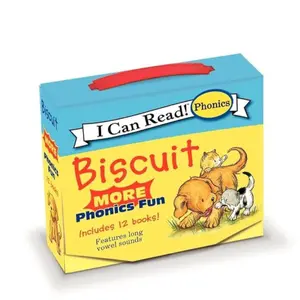 Biscuit: MORE 12-Book Phonics Fun!: A Box of 12 Mini-Books Featuring Short and Long Vowel Sounds for Dog Lovers (I Can Read Phonics)