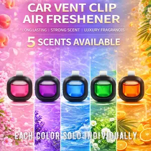 Car Air Freshener Clip, Long-Lasting Car Freshener, Car Fragrance, Car Scent, 0.14 Oz, 30-Day Odor Eliminator, Car Odor Remover, Vent Clip for Cars, Effective Air Freshening Solution
