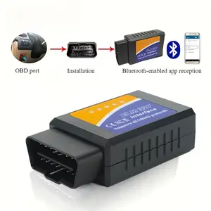 Wireless 5.4 Obd2 Reader, Obdii Car Fault Code Scanner, Can Diagnostic Tool, Automotive Diagnostic Tool, Automotive Diagnostic Tester, Vehicle Diagnostic Tool, Compatible with iOS and Android, No Battery Needed
