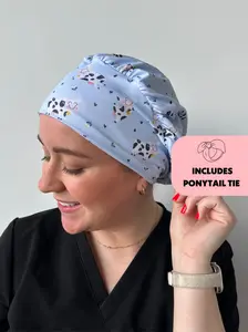 DuoStyle Scrub Hat - Spotted Cow
