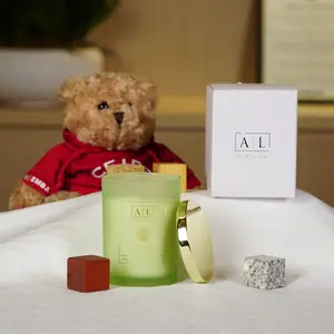 AL Scented Jar Candle, 8.4oz - Aromatherapy Candle with 40 Hours Burn Time, Single Wick, 8cm/3.15inch Diameter, Perfect for Indoor Use, Perfect Gift for Christmas, Thanksgiving, Easter, Hanukkah, and Valentine’s Day, Creating a Soothing Ambiance.