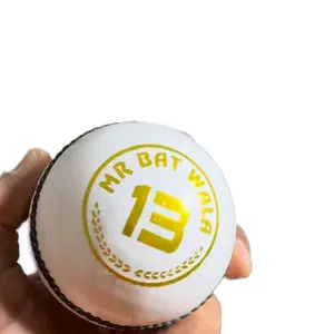 Mrbatwala odi white leather cricket balls