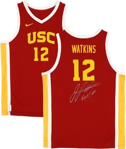 JuJu Watkins USC Trojans Autographed Nike Cardinal Replica Jersey with "Fight On!" Inscription - Fanatics Authentic Certified
