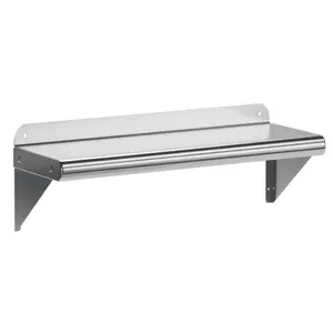 GARVEE Wall Mount Stainless Steel Shelves: NSF Certified, Heavy Duty Floating Kitchen Storage Racks for Restaurant, Hotel, Garage - Available in Sizes 12x24 to 12x72 Inches, Load Capacity from 230 to 345 lbs