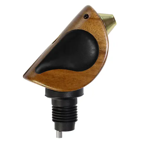 Songbird Specialties Bottle Pourer, Black — "Sings" with Every Pour of Wine