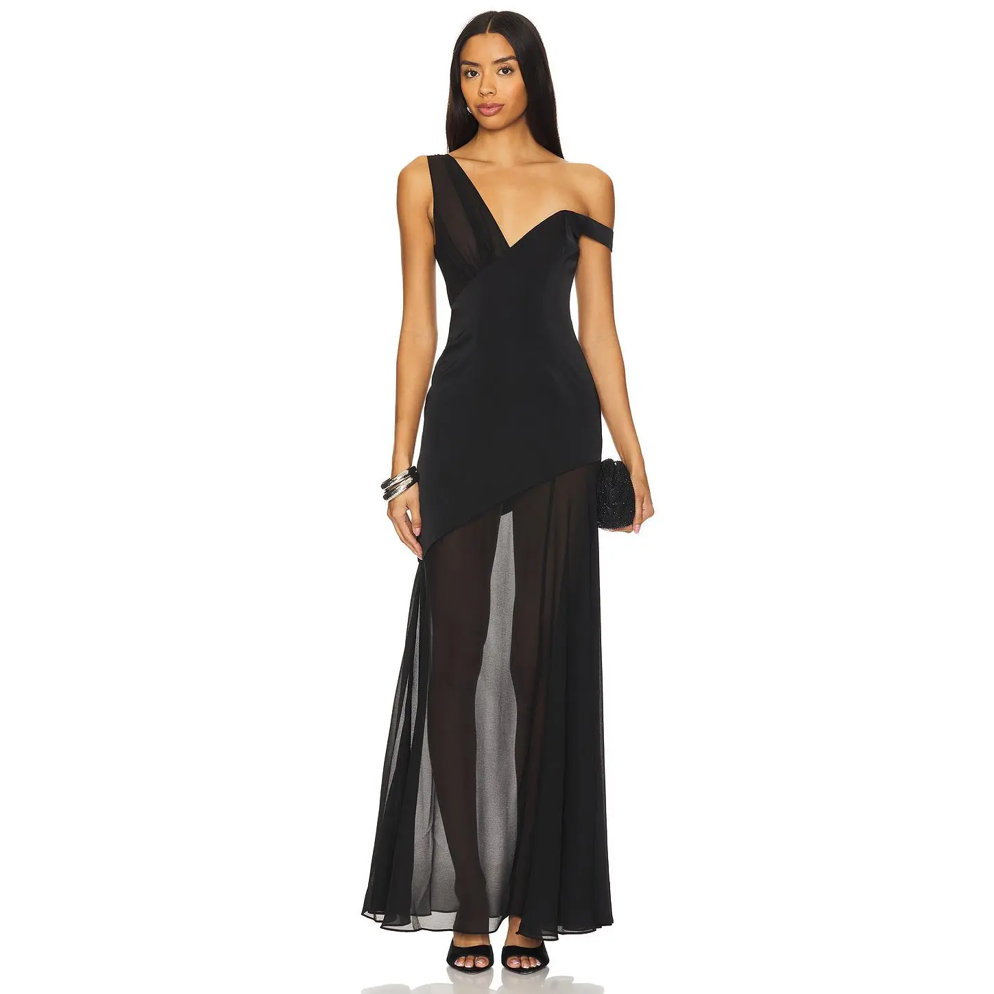 Camila Coelho Cecily Gown in Black