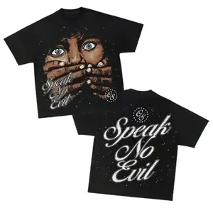 Men's Vintage Y2K Graphic Portrait T-shirt Soft Comfortable Boxy Fit Round Neck Casual Tee Menswear Womenswear