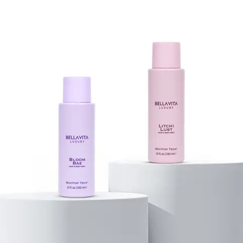 BellaVita Luxury Bloom Bae & Litchi Lust Body & Hair Mist | TikTok Exclusive Body & Hair Mist Bundle | 2X240 ML (2x8.11 Fl Oz.)