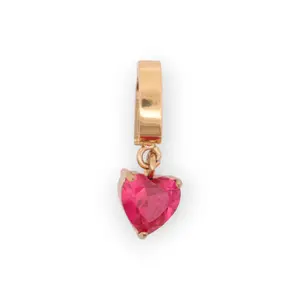 Heart Birthstone Charm