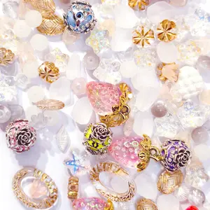 L1106]Strawberry Fantasy DIY Beads DIY Charms Set LL